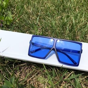 Blue sunglasses